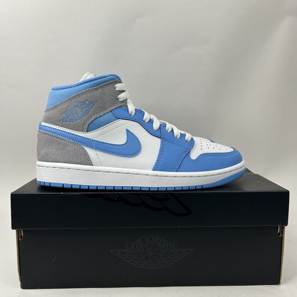 Nike Shoes Air Jordan 1 Mid SE Retro “University Blue/UNC” 2024 - Picture 4 of 8